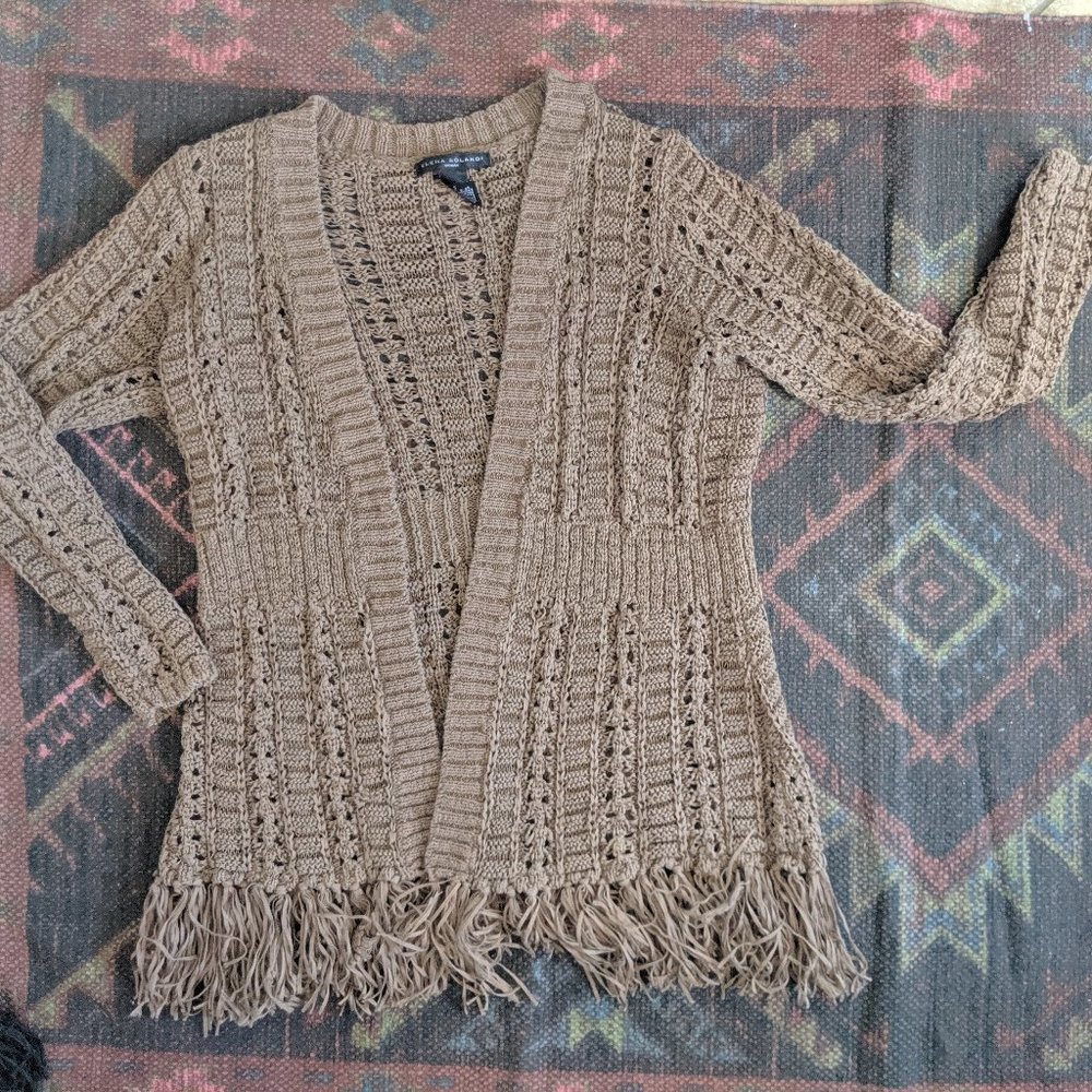 Cardigan with Fringe